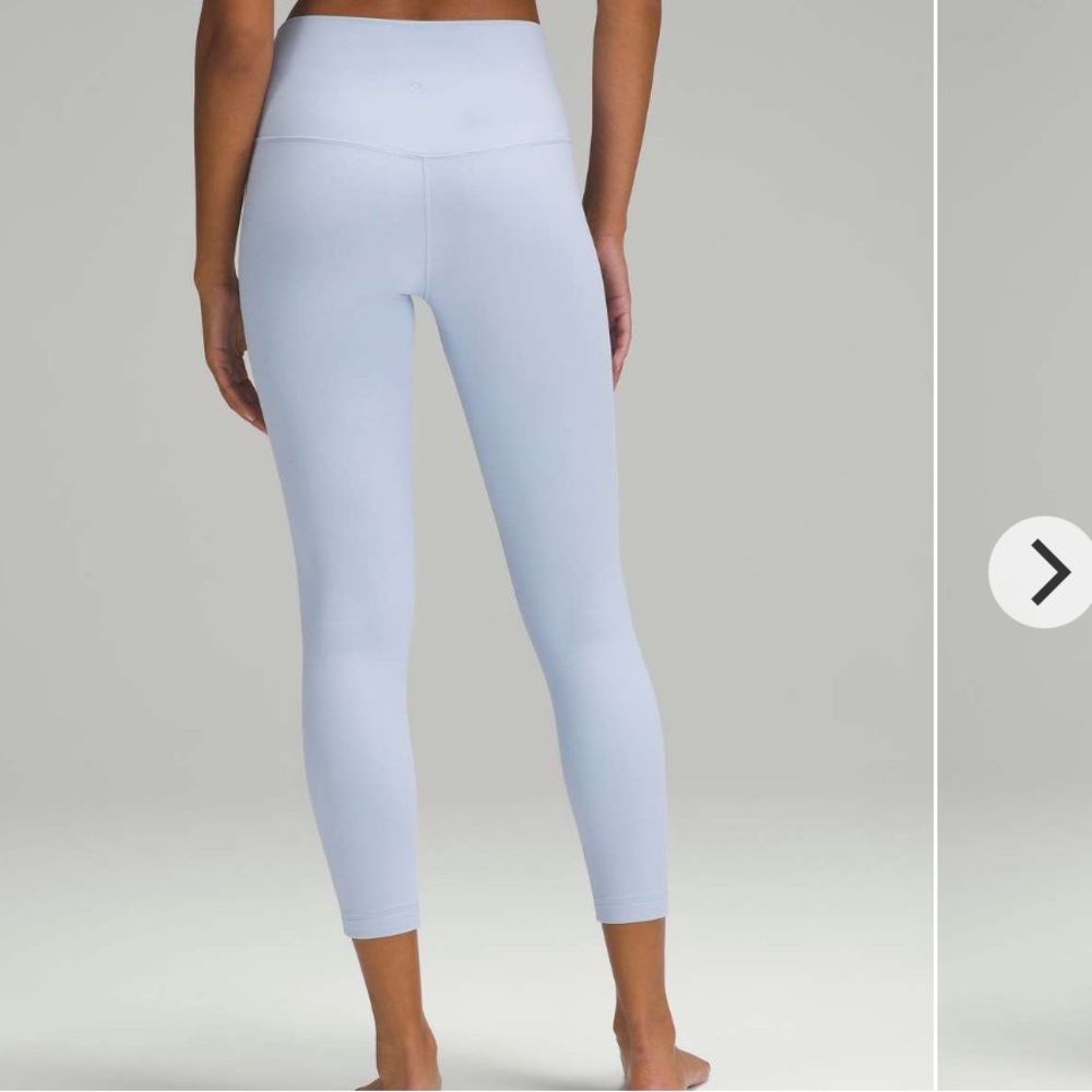 Lululemon Align High-Rise Pant 25" leggings 
Blue Linen